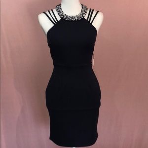 Navy blue mini dress 3